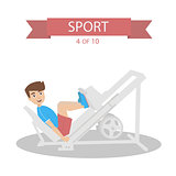 Sport Fitness character