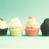 Four cupcakes