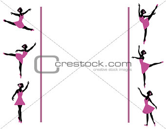 ballerinas dancing frame