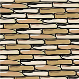 Stone wall background, vector format