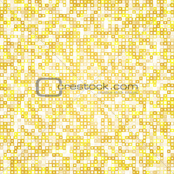 Squared vector tiles mosaic seamless background