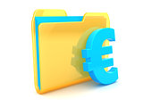 euro symbol folder