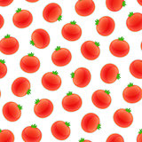 Seamless Pattern with Tomato