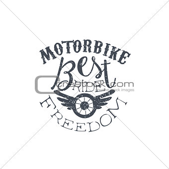 Best Motorbike Vintage Emblem