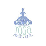 Yoga Ayurvedic Studio Hand Drawn Promotion Sign