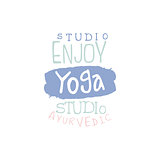 Studio Yoga Hand Drawn Promotion Sign