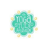 Ayurvedic Yoga Studio Hand Drawn Promotion Sign