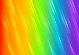 Rainbow shiny blurred stripes vector background