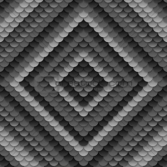 Dark grey abstract circles pattern