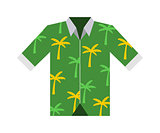Hawaii shirt vector illustration.