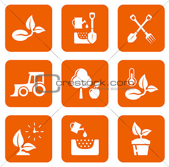 nine agriculture icons