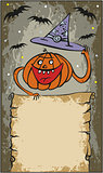 Vector Illustration of Halloween Pumpkin