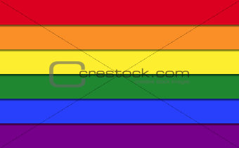 Rainbow Flag Of LGBT Movement