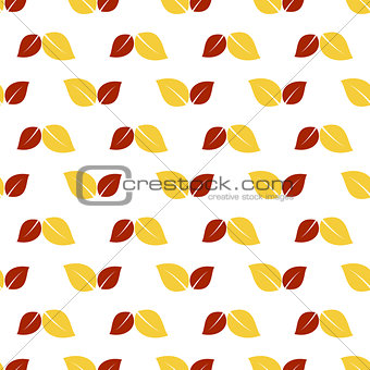 Leaves seamless background