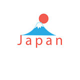 word Japan and Mount Fuji