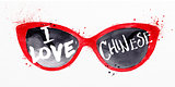 Poster china glasses