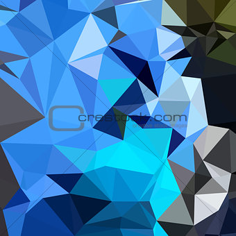 Air Force Blue Abstract Low Polygon Background