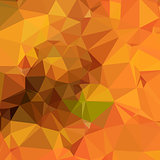 Deep Carrot Orange Abstract Low Polygon Background
