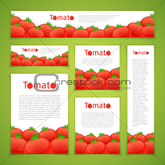 Set of Tomato Banners