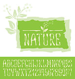Logotype with font