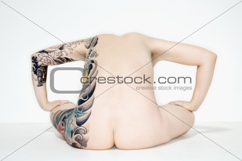 Nude Woman sitting