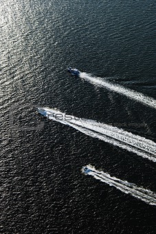 Three boats.