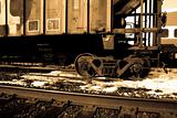 Railroad Car on the Tracks