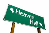 Heaven, Hell - Road Sign