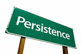 Persistence  - road-sign.