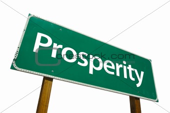 Prosperity  - road-sign.