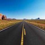 Open desert highway.