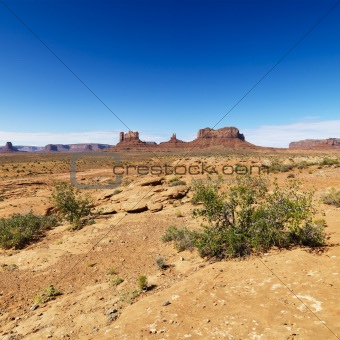 Scenic desert scene.
