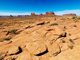 Rocky desert landscape.