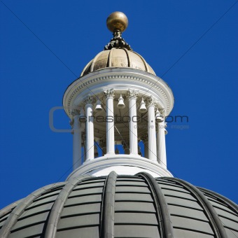 Capitol building dome.