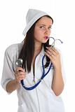 nurse with stethoscope 2
