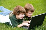 Boys on Computer