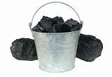 Coal in bucket