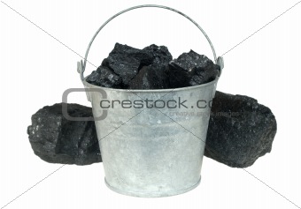 Coal in bucket