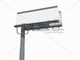 isolated sign board