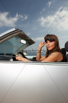 Girl and Car
