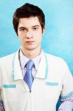 young handsome doctor