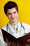 young handsome doctor