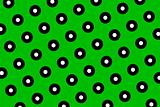 Green polka dots background