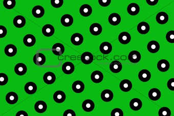 Green polka dots background