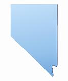 Nevada(USA) map