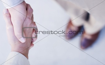 businessmen shake hands