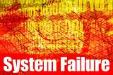 System Failure Alert Warning Message