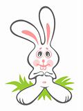 cheerful easter rabbit