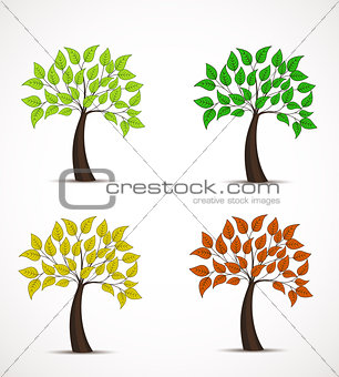 Tree with leaves