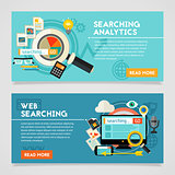 Searching Analytics Concept